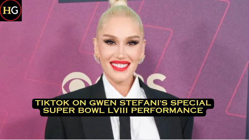 Gwen Stefani’s exclusive Super Bowl LVIII performance on TikTok is titled “I Get to Brag to My Boys.”